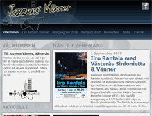 Tablet Screenshot of jazzensvanner.com